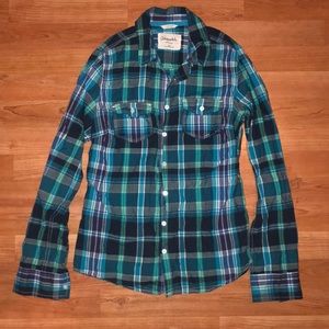 Aeropostale plaid button up shirt